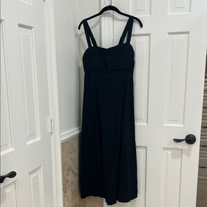 Elegant Black Sleeveless Dress Emerson Linen